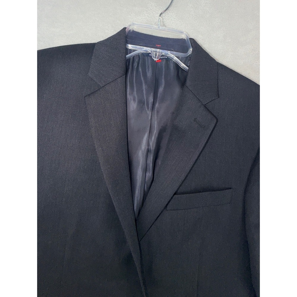 Ralph Lauren Mens 42L Black 100% Wool 2 Button Blazer Sport Coat Jacket NEW